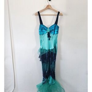Womens Mermaid Costume Dress Large 12-14